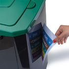 Lixeira Seletiva Plástico Vermelha 15 L Manual Arthi