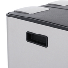 Lixeira Seletiva Smart com 3 Compartilhamentos 50L Inox Delinia