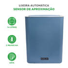 Lixeira Sensor Automática Banheiro Cozinha Lixo Inteligente -