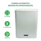 Lixeira Sensor Automática Banheiro Cozinha Lixo Inteligente B