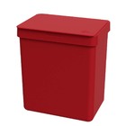 Lixeira Single 15 Litros Coza  - Vermelho Bold