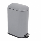 Lixeira Slim 40L Plástico Cinza Delinia