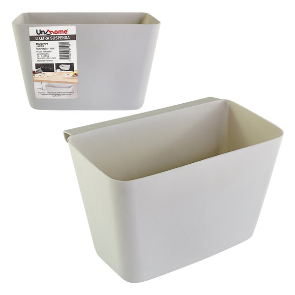 Lixeira Suspensa De Porta Plástico 20 Cm