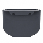 Lixeira Suspensa Orgânica 6L Plástico Preto Delinia