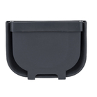 Lixeira Suspensa Orgânica 6L Plástico Preto Delinia