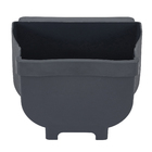 Lixeira Suspensa Orgânica 6L Plástico Preto Delinia