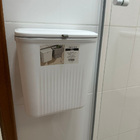 Lixeira Suspensa Para Cozinha E Banheiro Com Tampa Deslizante