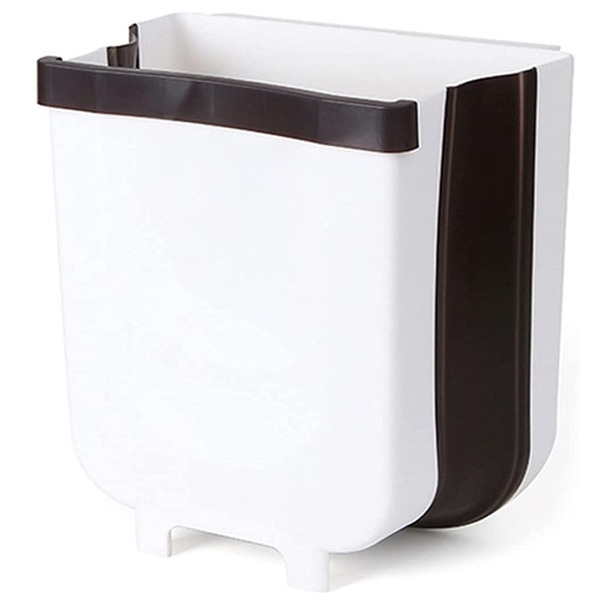 Lixeira Suspensa Para Porta De Armário De Cozinha Retrátil