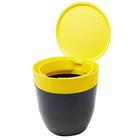 Lixeira T 2.5 L - Cinza E Amarela - 403056007 - Crippa