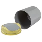 Lixeira Tampa Basculante Dourada 5 Litros Cozinha Banheiro -