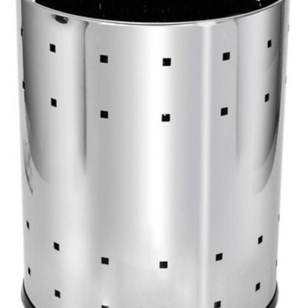 Lixeira Telada Aço Inox 22 Litros Home E Office B9