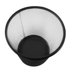 Lixeira Telada De Metal 10 Litros Preta