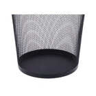 Lixeira Telada Metal Preta - 26 5cm