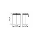 Lixeira Tramontina 3 Litros Tipo D Em Aço Inox Scotch Brite