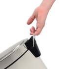 Lixeira Tramontina Brasil Com Pedal 30l Redonda Inox + Saco D