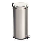 Lixeira Tramontina Brasil Com Pedal 30l Redonda Inox + Saco D