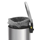 Lixeira Tramontina Loop Com Pedal 30l Redonda Inox Polido + S