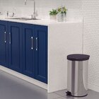 Lixeira Tramontina New Com Pedal 20l Redonda Inox Polido + Sa