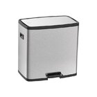 Lixeira Tramontina Octos Com Pedal 15l + 15l Scotch Brite