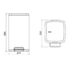 Lixeira Tramontina Octos Com Pedal 15l Scotch Brite