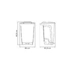 Lixeira Tramontina T-force Coleta Seletiva Metal Em Polipropi