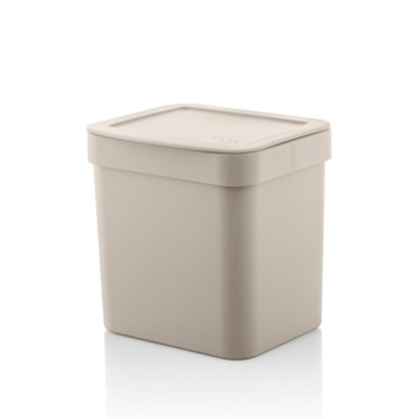 Lixeira Trium 2,5 Litros Bege OU