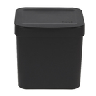 Lixeira Trium 2,5 Litros Preta OU