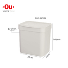 Lixeira Trium 47l Bg Lx505