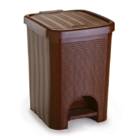 Lixeira Vime 12lts Marrom Nitron