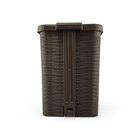 Lixeira Vime 12lts Marrom Nitron