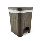 Lixeira Vime 12lts Marrom Nitron