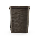 Lixeira Vime 12lts Marrom Nitron