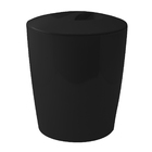 Lixeira Vitra Com Tampa 5 Litros Preta - Ou