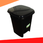 Lixiera Quadrada Com Pedal 15 Litros Plasvale - Ref. 1291 - P
