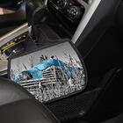 Lixo Car  Carro Azul Material Neoprene 3mm 30x25 Cm