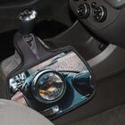 Lixo Car  Carro Preto Material Neoprene 3mm 30x25cm