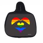 Lixo Car  Coração Lgbt Material Neoprene 3mm Medidas 30x25cm