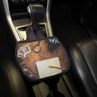 Lixo Car  Mapa Retrô Material Neoprene 3mm 30x25 Cm