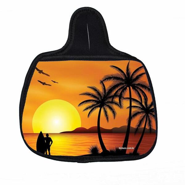 Lixo Car Lixeira Carro Neoprene Personalizado Surf Pôr Do Sol