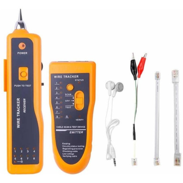 Localizador E Testador Cabos De Rede E Telefonia Rj45 E Rj11