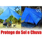 Lona 75g 6x4m Impermeável Azul Starfer