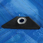 Lona Carreteiro Azul 2x2m 150 Micras 110g/m2 Com Ilhoses Metá