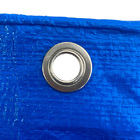 Lona Carreteiro Azul 6x5m 150 Micras 110g/m2 Com Ilhoses Metá