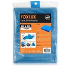 Lona Carreteiro Azul 6x5m 150 Micras 110g/m2 Com Ilhoses Metá