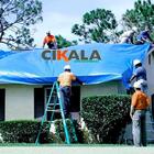 Lona Ck300 Azul 5.5x3 Metros Em Polietileno Com Ilhós A Cada