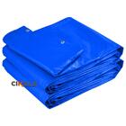 Lona Ck300 Azul 5.5x3 Metros Em Polietileno Com Ilhós A Cada