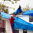 Lona Ck300 Azul 5.5x3 Metros Em Polietileno Com Ilhós A Cada