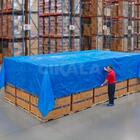 Lona Ck300 Azul 6.5x3 Metros Em Polietileno Com Ilhós A Cada