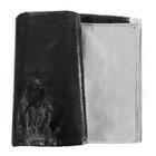 Lona Ck300 Blackout Prata X Preta 3x3 Metros Em Polietileno C