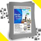 Lona Ck300 Cinza 4x4 Metros Em Polietileno Com Ilhós A Cada M